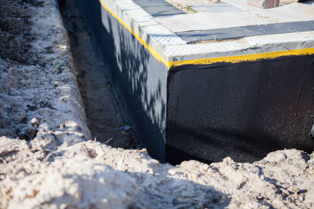 Residential Wet Basement Repair installation at a Convoy, OH home by SJ Waterproofing Pros